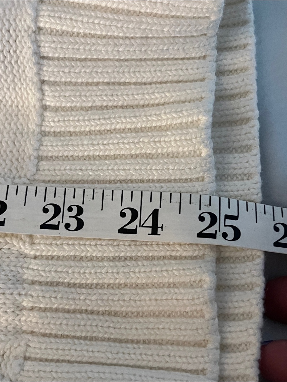 L.L. Bean Women's Cable-Knit Crewneck Sweater in Cream - Picture 7 of 7